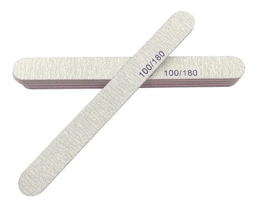 Lima Para Uñas 100/180 5 Unidades Gelificadas Acrilicas