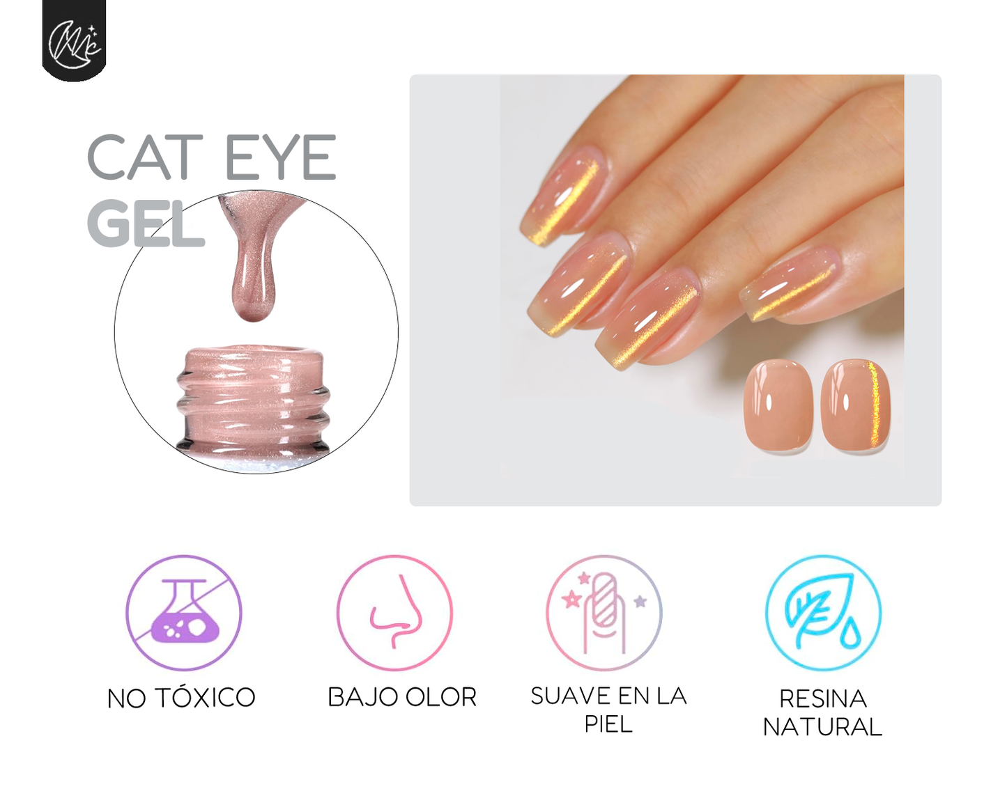 Kit X12 Esmalte Ojo De Gato City Girl 10ml Semipermanente Uv