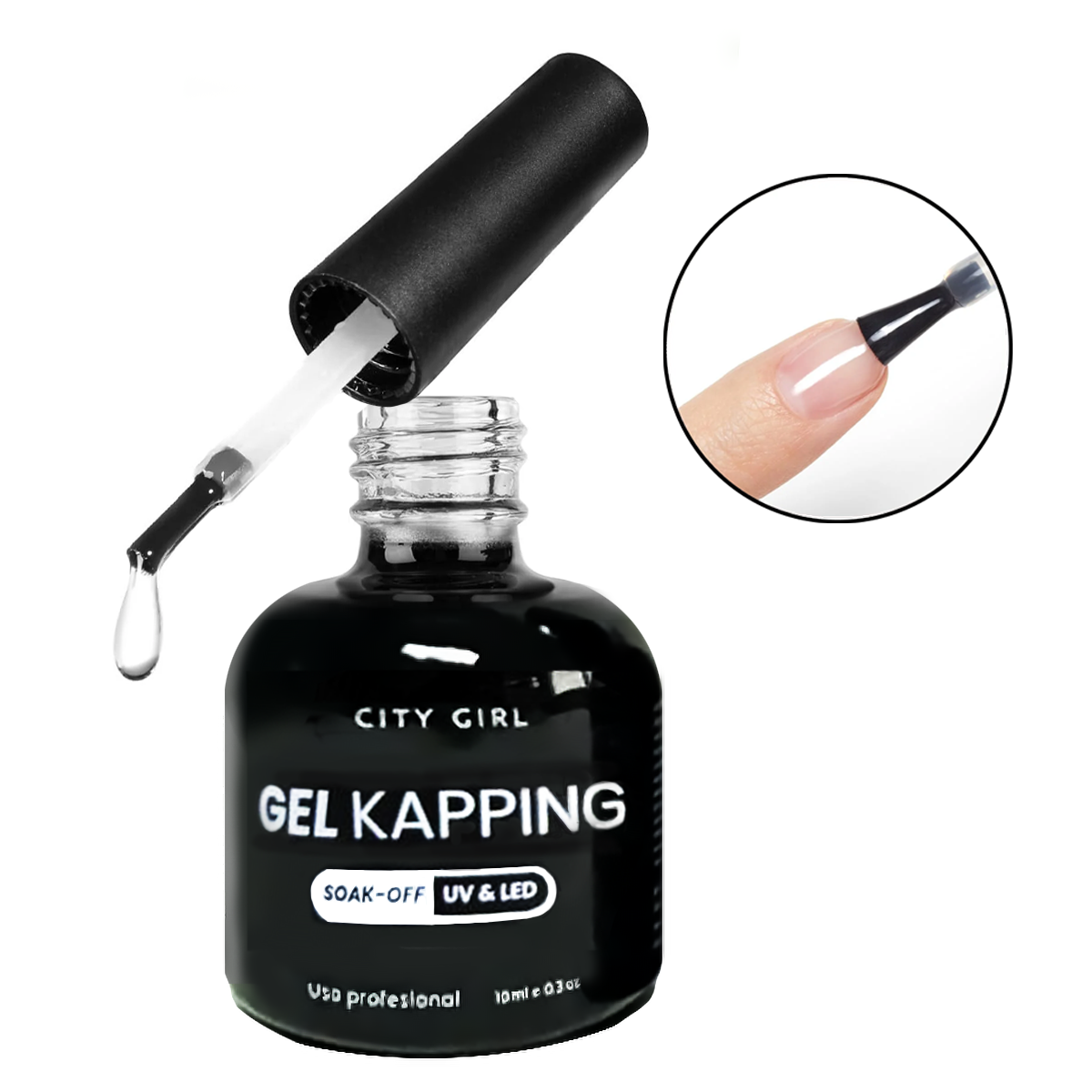 Gel Kapping 10ml City Girl Esmalte Semi Uñas Esculpidas