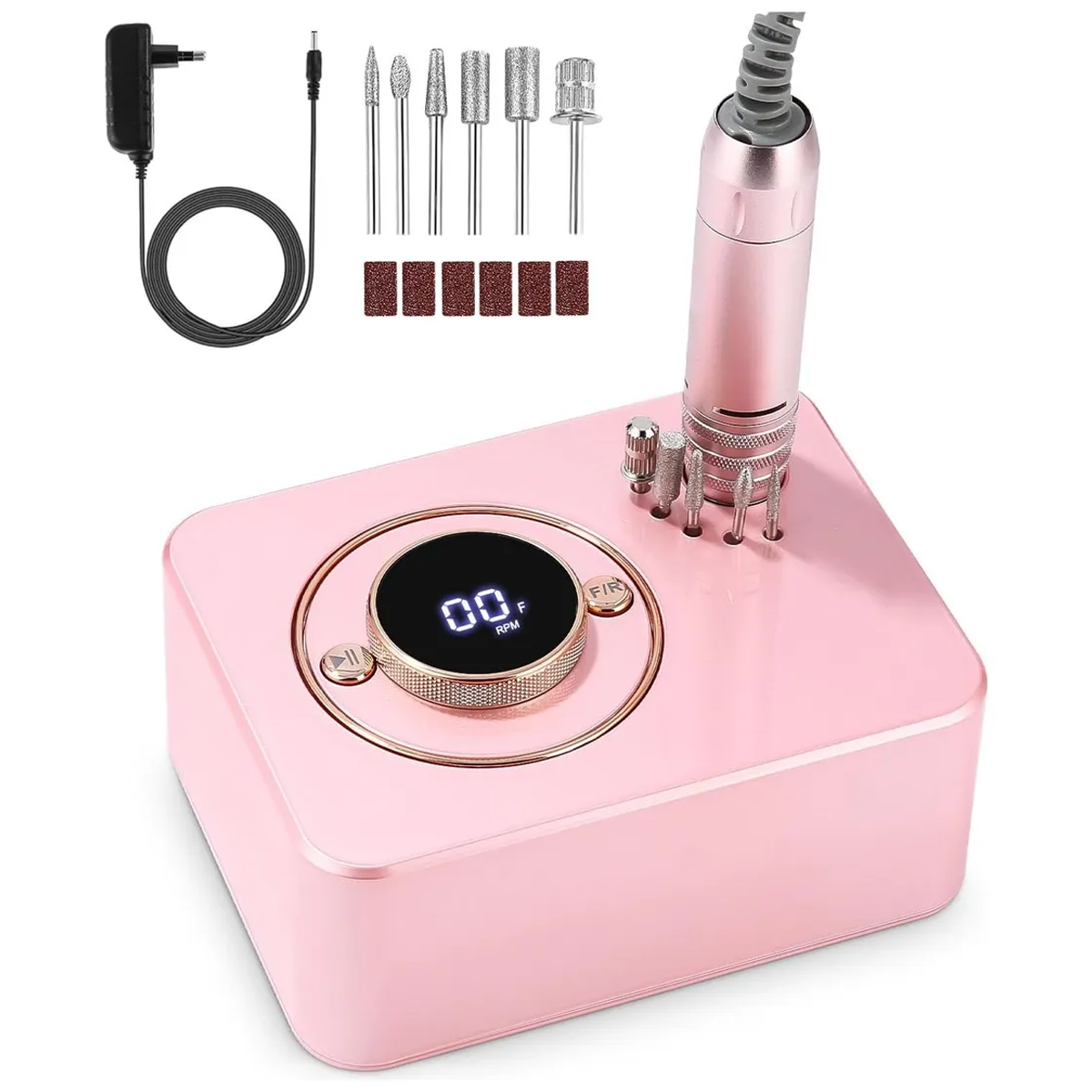 Torno Profesional Uñas Manicura Pedicura 35000 Rpm Eloise BQ-107