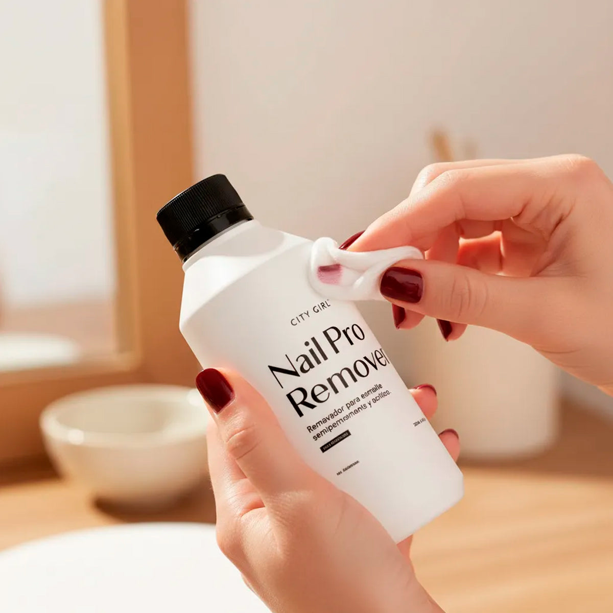 Removedor Esmalte Semipermanente Acrílico 250ml City Girl
