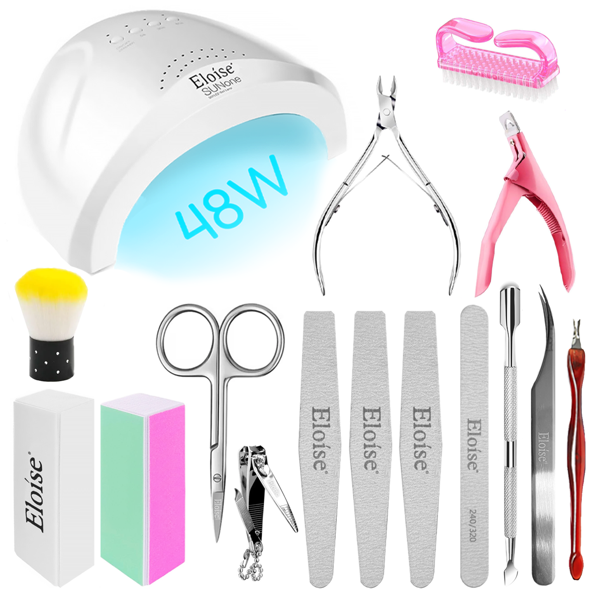 Kit Uñas Manicura Semipermanente Completo Cabina Profesional