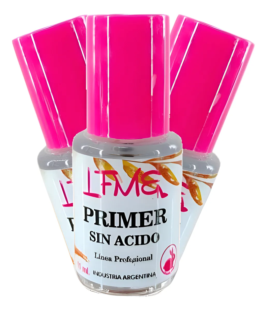 Esmalte Primer Sin Acido Para Uñas Semipermanentes Led Uv Agua