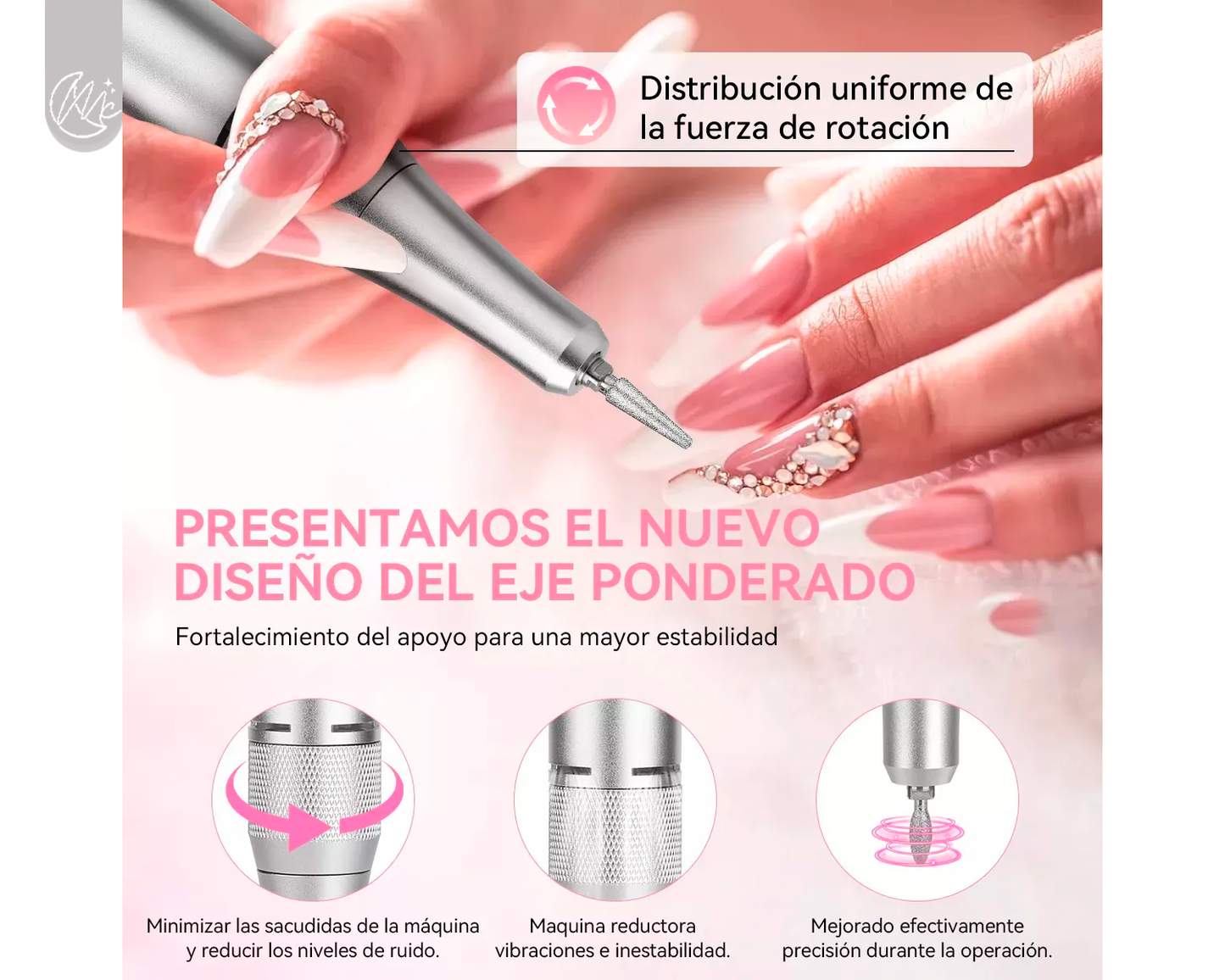 Torno Lapiz Inalambrico Uñas Manicura Pedicura Profesional