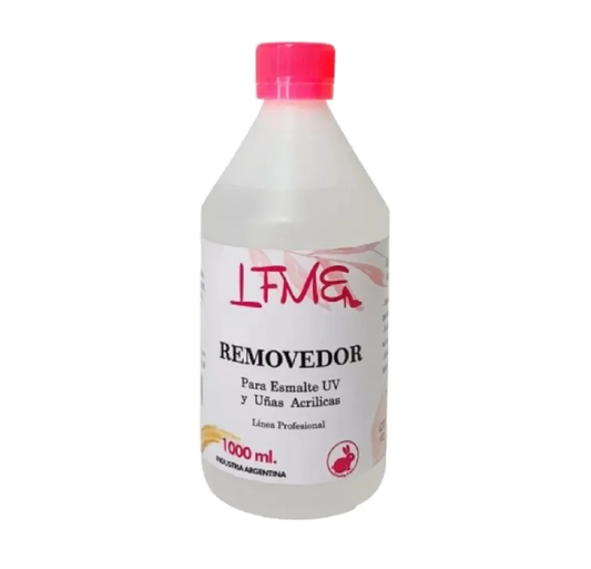 Removedor De Esmalte Semipermanente Lfme 1000ml.