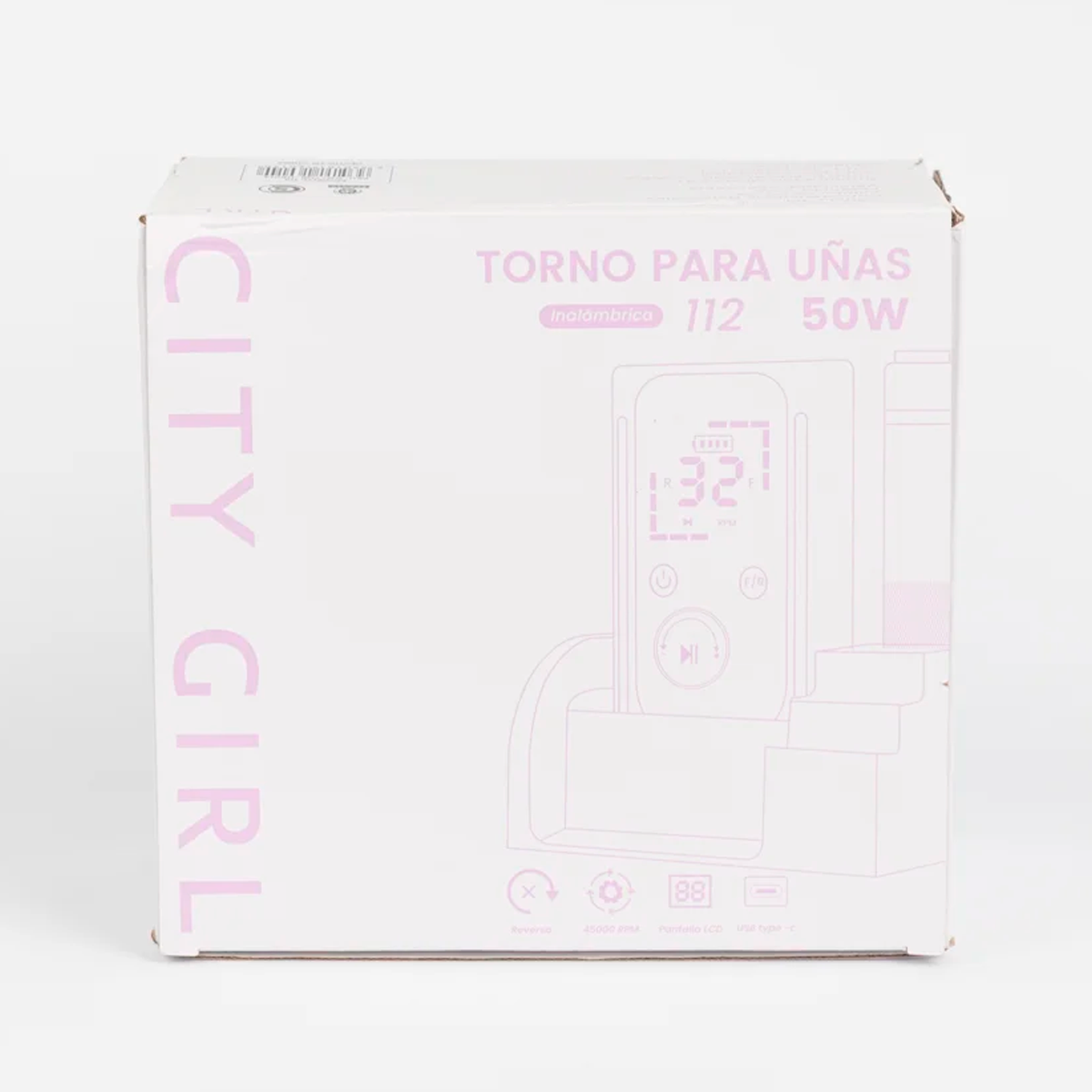 TORNO PARA UÑAS 50W CITY GIRL