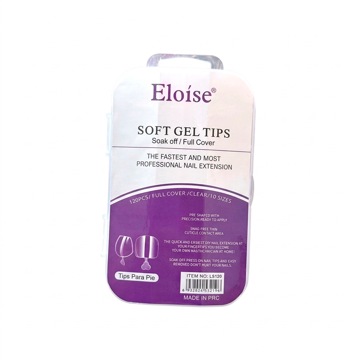 Tips Uñas Eloise Soft Gel Nails Press On 120pcs Postizas