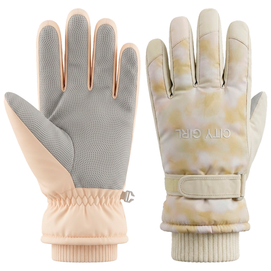 Guantes Nieve City Girl Adulto Ajustable Impermeable Nieve