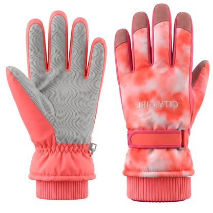 Guantes Nieve City Girl Adulto Ajustable Impermeable Nieve
