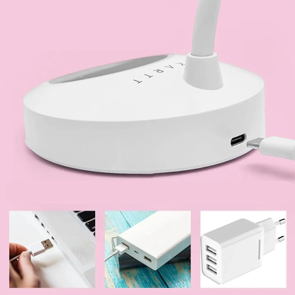 Cabina Uv Led Flor 20w Paris Night Uñas Lampara Tactil Blanco