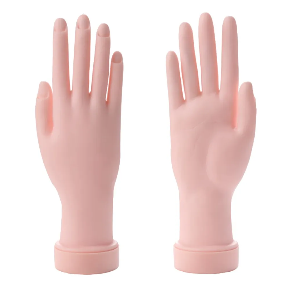 Mano De Practica Para Manicuria Uñas Esculpidas