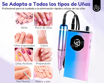 Torno Uñas Eloise Manicura Pedicura Profesional 40000rpm
