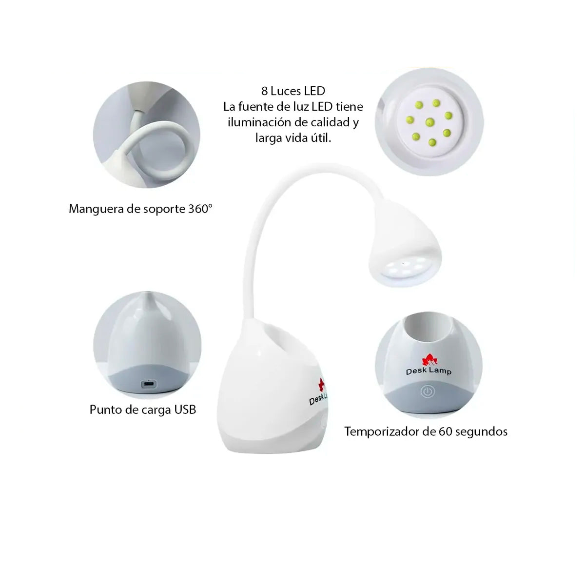 Lampara Led Uv 36w Usb Softgel Manicuria Uñas Semipermanente