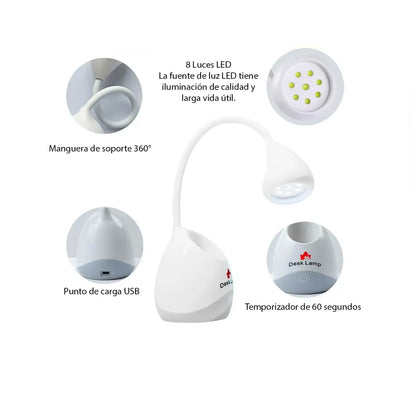 Lampara Led Uv 36w Usb Softgel Manicuria Uñas Semipermanente
