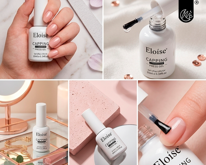 Esmalte Semipermanente Eloise 10ml Capping Transfer Y Press Gel 3 En 1