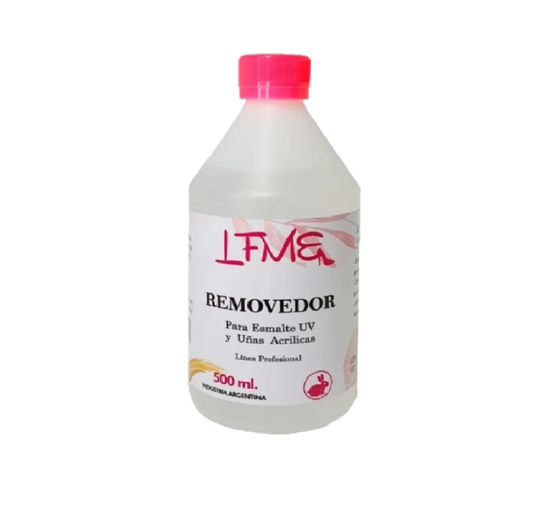 Removedor De Esmalte Semipermanente Lfme 500ml.