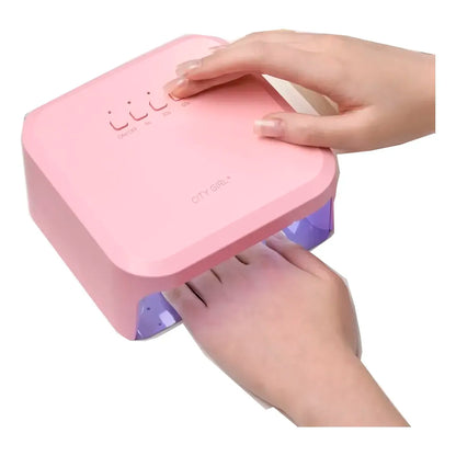Cabina Lámpara Uv Led 48w City Girl Uñas Gelificadas