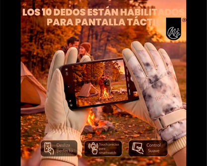 Guantes Nieve City Girl Adulto Ajustable Impermeable Nieve