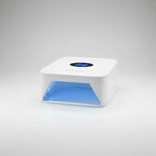 Cabina Lámpara Uv Led 54w City Girl Esmaltado Semi Blanco