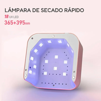 Cabina Lámpara Uv Led 48w City Girl Uñas Gelificadas