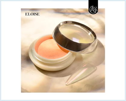 Polvo Efecto Aurora Eloise X6 Uñas Brillo Tornasol Espejo Aurora