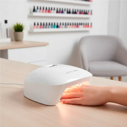 Cabina Inalámbrica Uñas Gelificadas Pro 72w City Girl Uv Led