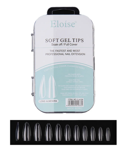 Tips Uñas Eloise Soft Gel Nails Press On 120pcs Postizas