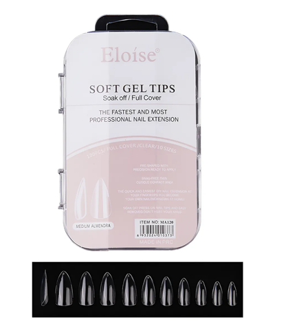 Tips Uñas Eloise Soft Gel Nails Press On 120pcs Postizas