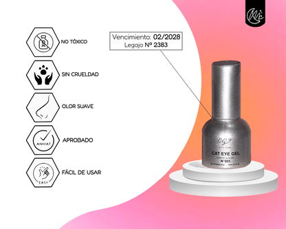 Kit X12 Esmalte Ojo De Gato City Girl 10ml Semipermanente Uv