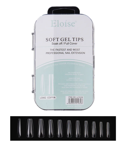 Tips Uñas Eloise Soft Gel Nails Press On 120pcs Postizas