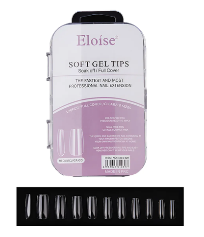 Tips Uñas Eloise Soft Gel Nails Press On 120pcs Postizas