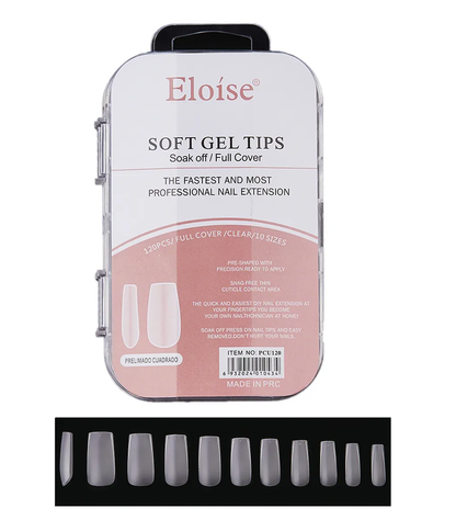 Tips Uñas Eloise Soft Gel Nails Press On 120pcs Postizas