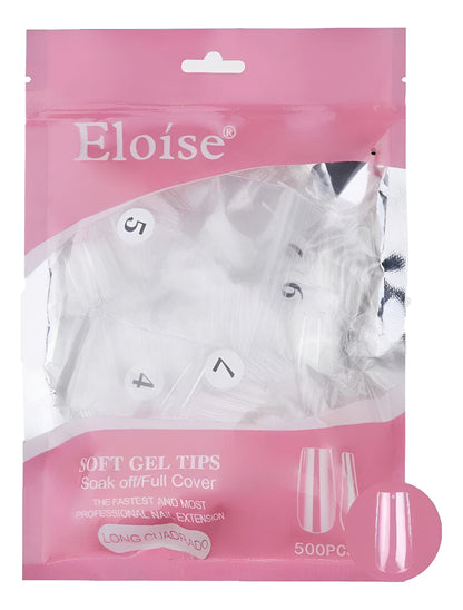 Tips Uñas Eloise Soft Gel Nails Press On 500pcs Postizas