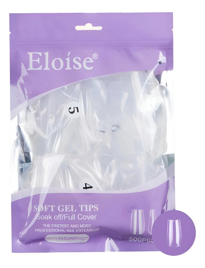 Tips Uñas Eloise Soft Gel Nails Press On 500pcs Postizas