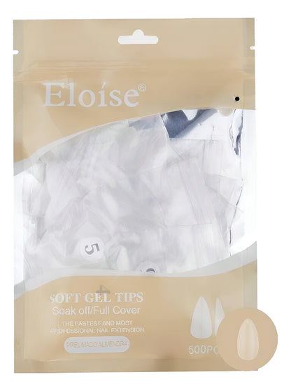 Tips Uñas Eloise Soft Gel Nails Press On 500pcs Postizas