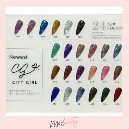 Esmalte UV/LED Diamond Gel City Girl -10 Ml Semipermanente
