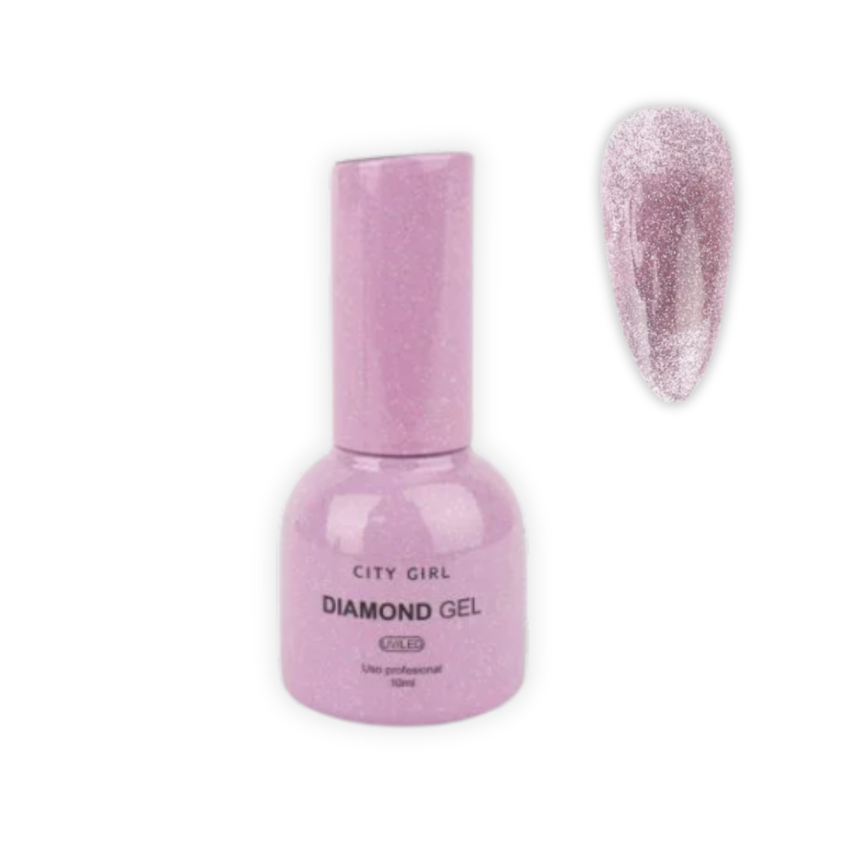 Esmalte UV/LED Diamond Gel City Girl -10 Ml Semipermanente
