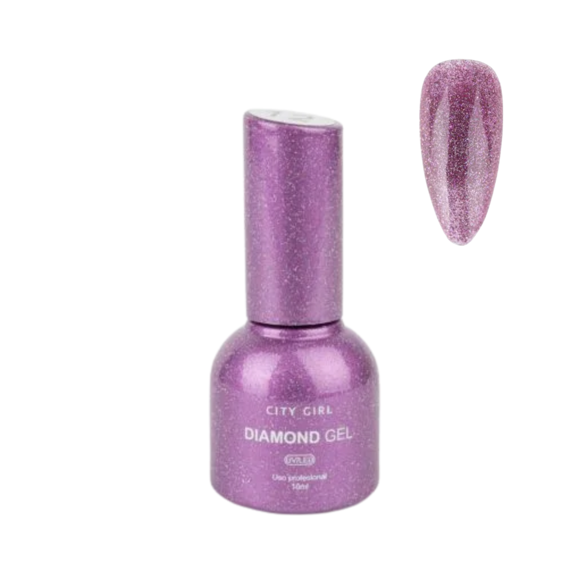 Esmalte UV/LED Diamond Gel City Girl -10 Ml Semipermanente