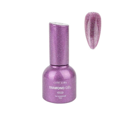 Esmalte UV/LED Diamond Gel City Girl -10 Ml Semipermanente