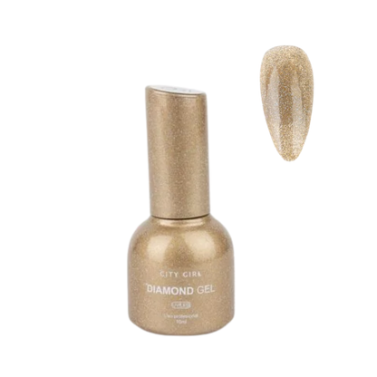 Esmalte UV/LED Diamond Gel City Girl -10 Ml Semipermanente