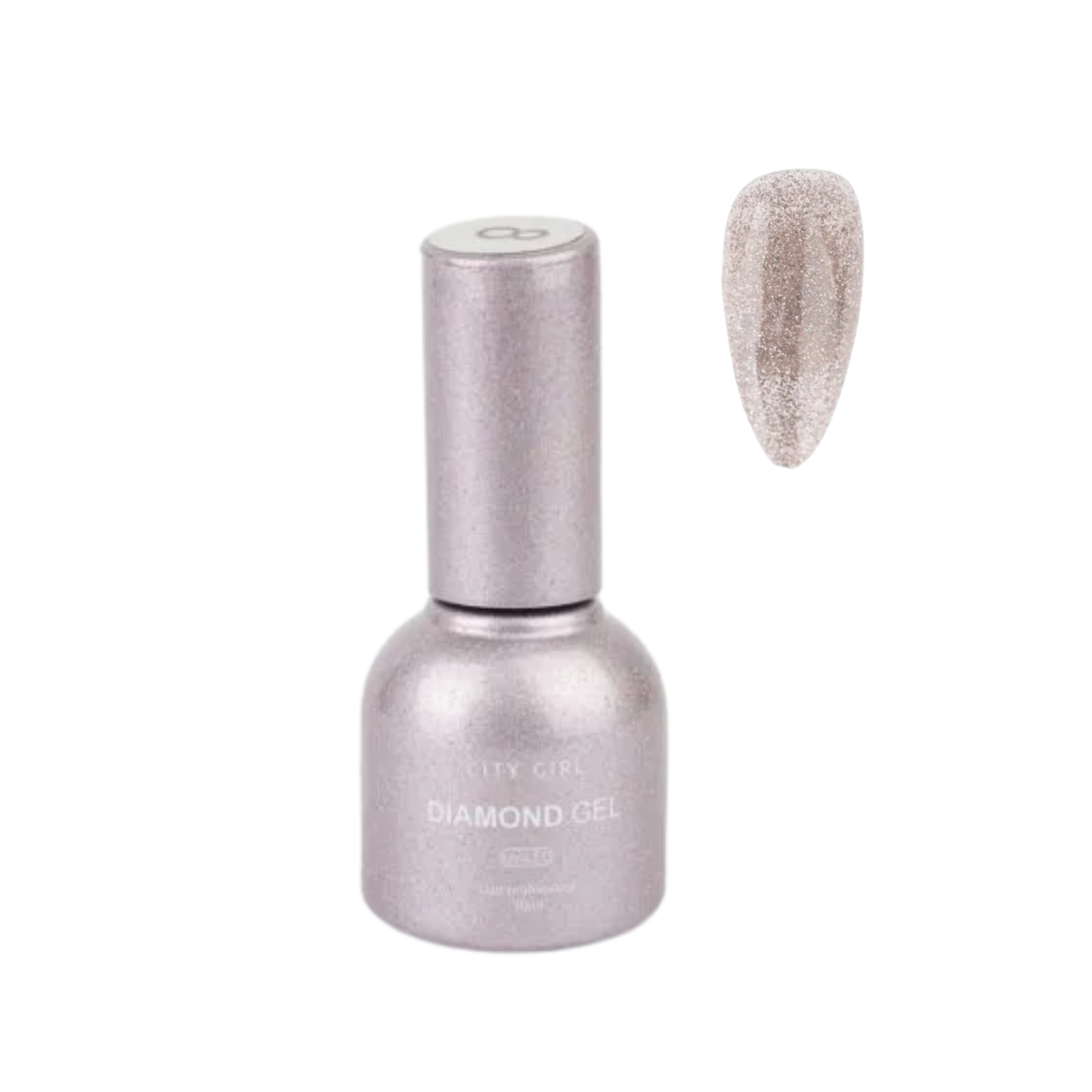 Esmalte UV/LED Diamond Gel City Girl -10 Ml Semipermanente