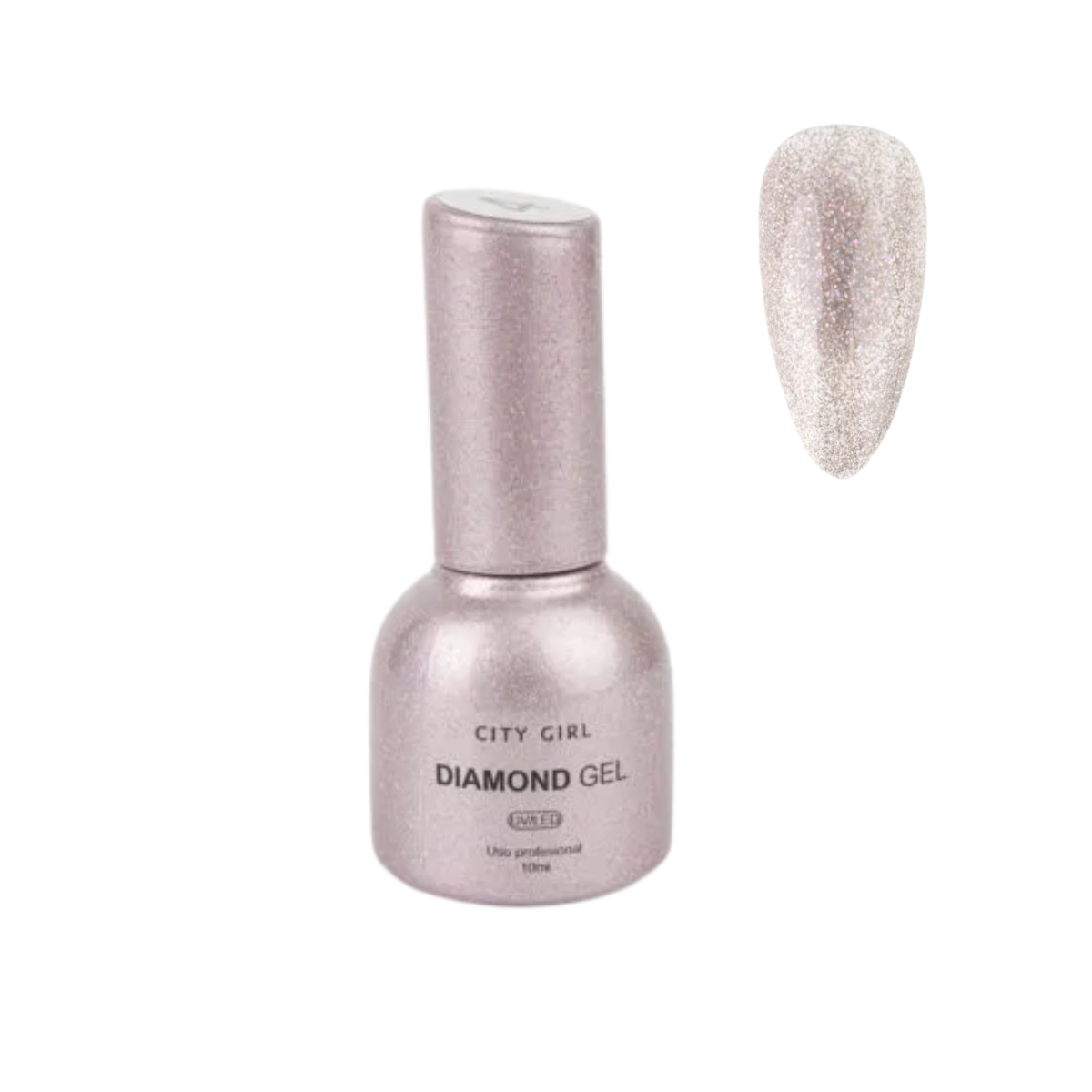 Esmalte UV/LED Diamond Gel City Girl -10 Ml Semipermanente