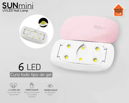 Kit Esmaltes Semipermanentes Cabina Sun Mini Accesorios