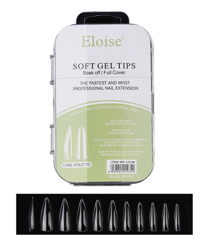 Tips Uñas Eloise Soft Gel Nails Press On 120pcs Postizas