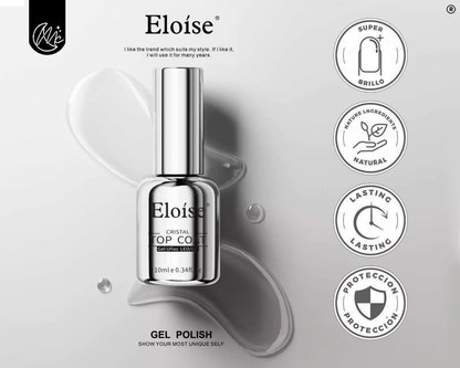 Esmalte Sellador Top Coat Cristal Semipermanente 10ml Uv Led Transparente Efecto Brillante