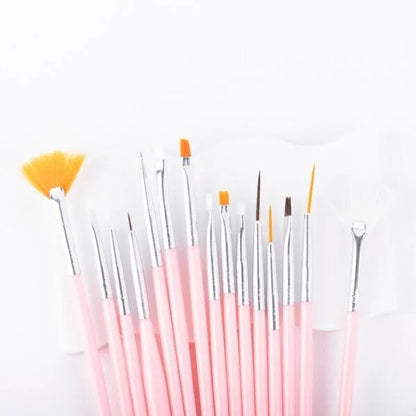 SET DE PINCELES 15PCS