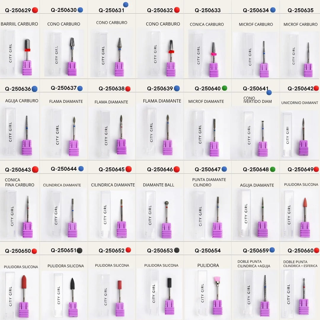 FRESAS PARA UÑAS CITY GIRL