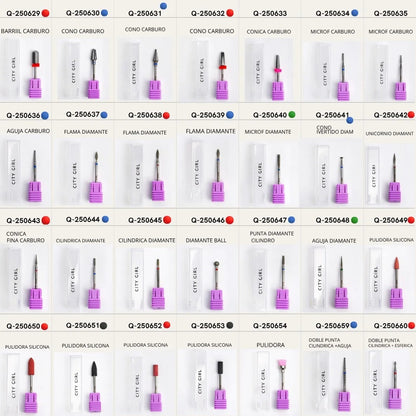 FRESAS PARA UÑAS CITY GIRL