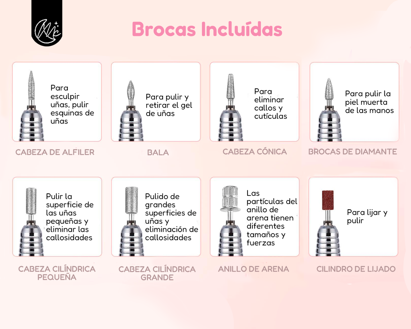 Torno Profesional Uñas Manicura Pedicura 35000 Rpm Eloise BQ-107