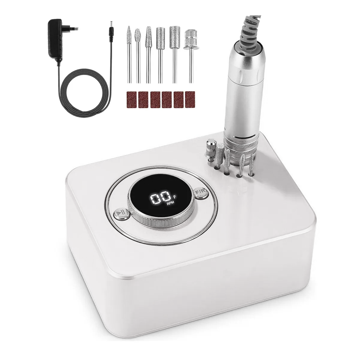 Torno Profesional Uñas Manicura Pedicura 35000 Rpm Eloise BQ-107